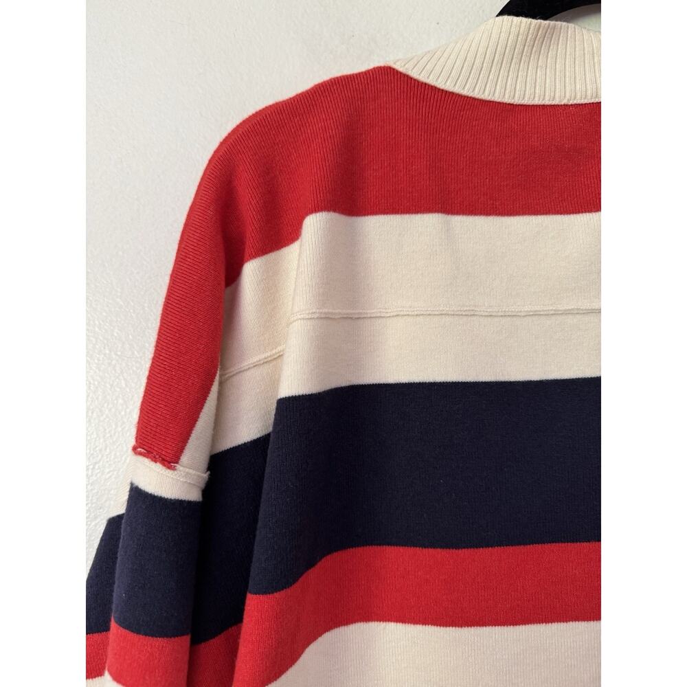 NWOT Free People League of Her Own Cardigan Sweater USA Patriotic Striped Small - Picture 8 of 11